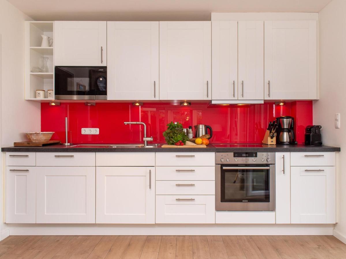 Haus Watthus - Wohnung Paradies Nebel Buitenkant foto